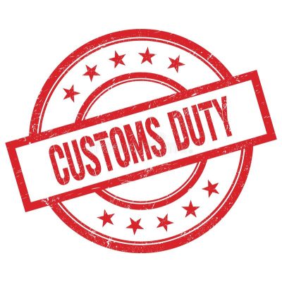 no customes or duty fees logo